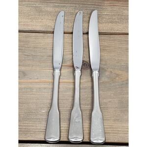 Oneida AMERICAN COLONIAL Dinner Knives 9" Heirloom Stainless Flatware Set Of 3